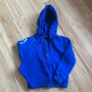 Ralph Lauren Kids Zip-up Hoodie & Jogger Set - Size 5